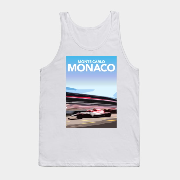 Monte Carlo Monaco Tank Top by markvickers41